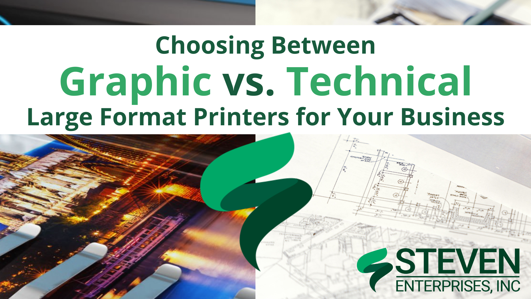 Choosing Between Graphic and Technical Large Format Printers for Your Business
