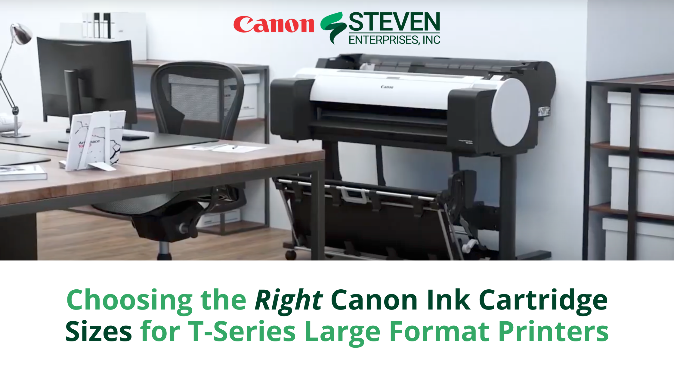 Choosing the Right Canon Ink Cartridge Sizes for T-Series Large Format Printers
